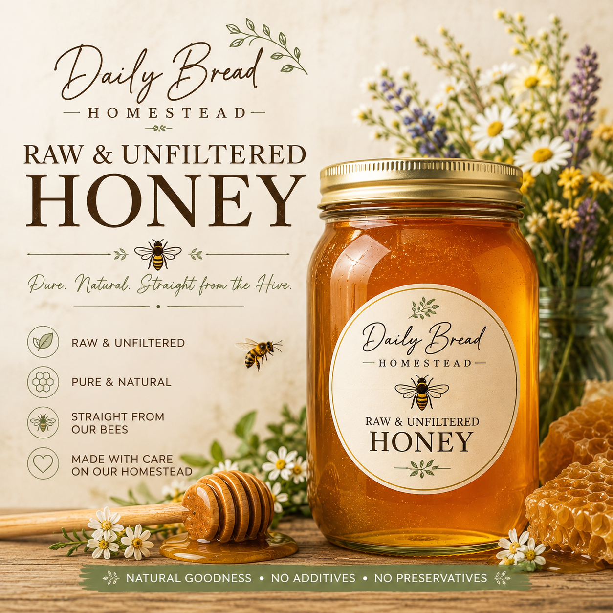 Raw & Unfiltered Honey
