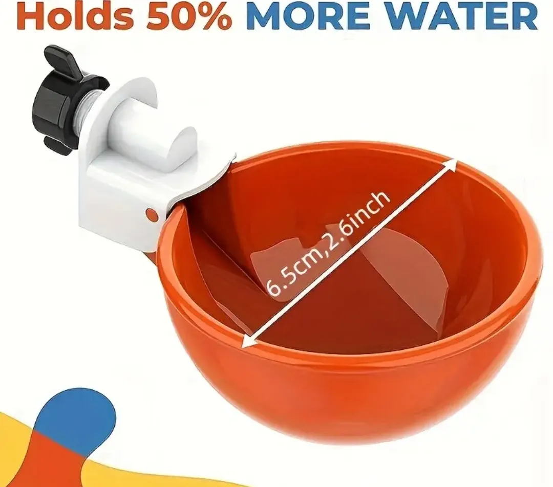 Automatic Watering Cups - For Low Pressure/Gravity Watering System (5ct)