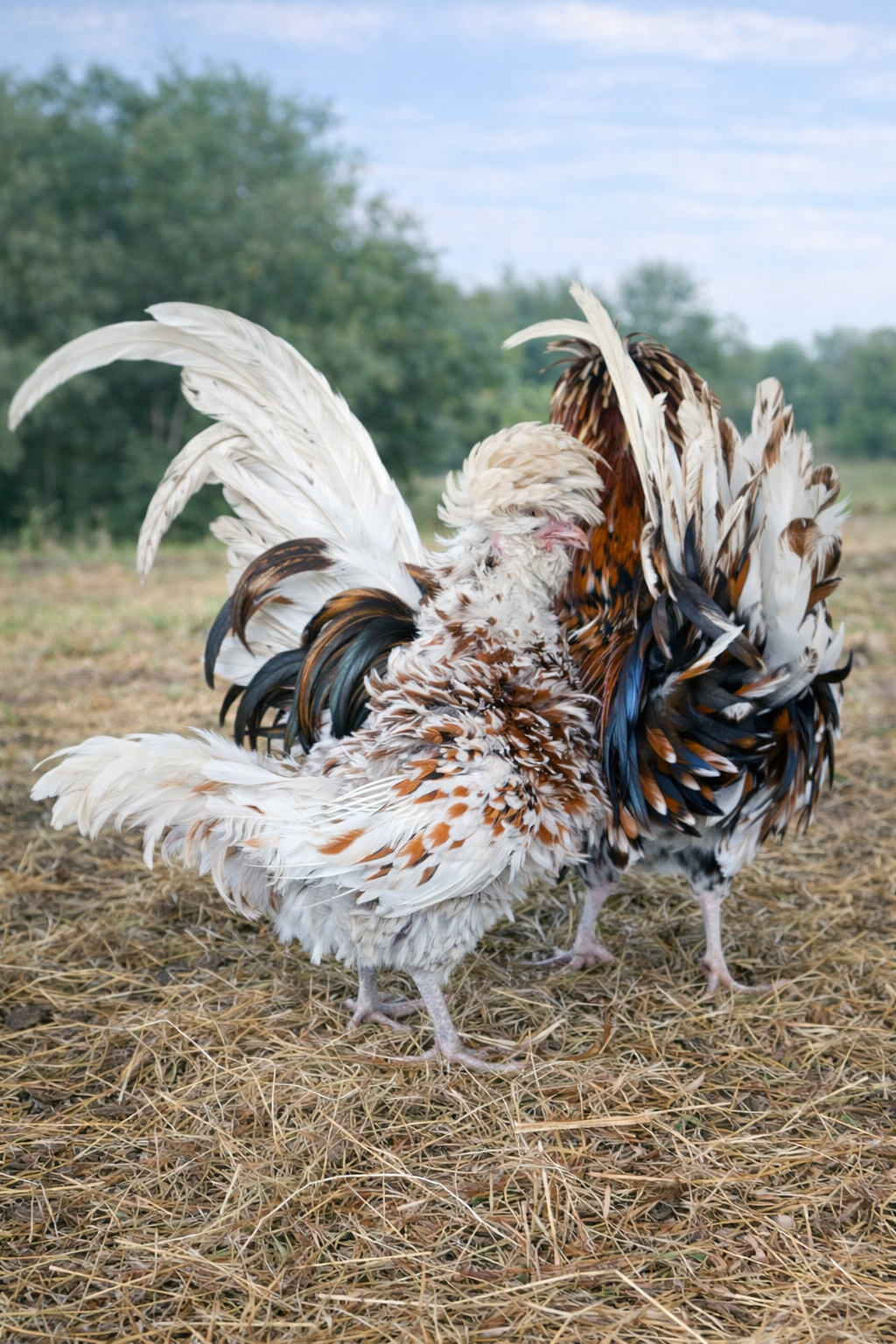 Polish Rare Variety Fertile Hatching Eggs - 4 Count - Pure Tolbunt & Buff Laced