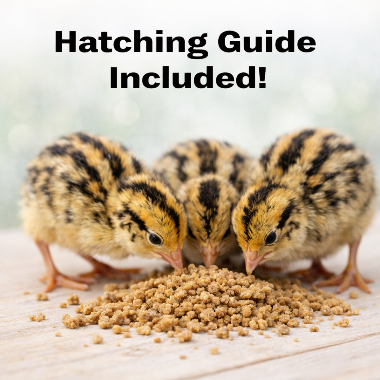 Coturnix Quail Fertile Hatching Eggs - 12ct + Extras Daily Bread Homestead